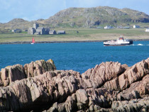 Iona Abbey Dun I  Iona Sound   Iona Ferry from Fionnphort Mull