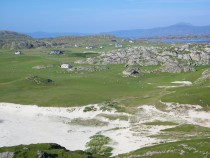 Bay at the Back of the Ocean Machair and Crofts Iona