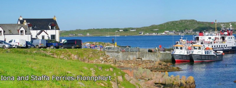 Fionnphort, Mull, Iona, Staffa,ferries